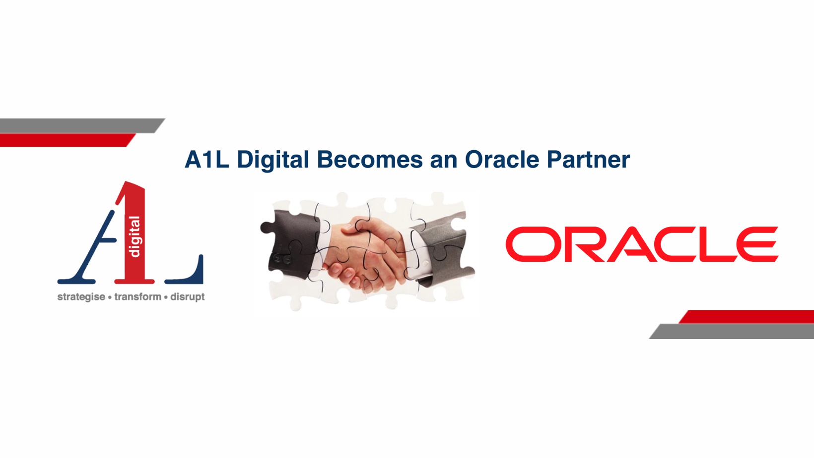A1L Digital joins forces with Oracle as an Official Partner